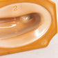 Vintage Westmoreland Glass Brown Slag Glass Bunny Lidded Dish