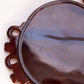 Vintage Westmoreland Glass Brown Slag Glass Bunny Plate
