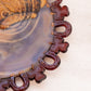 Vintage Westmoreland Glass Brown Slag Glass Bunny Plate