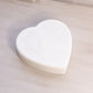 Vintage White Milk Glass Heart Divided Dish