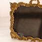 Vintage Antique Medium Rectangular Ornate Brass Gold Tone Frame