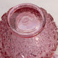 Vintage Fenton Dusty Rose Diamond Star Glass Vase