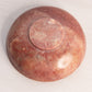 Vintage Small Circular Red Brown Stone Bowl