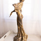 Antique Francesco Flora Spelter Iris Woman Statue
