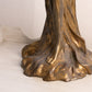 Antique Francesco Flora Spelter Iris Woman Statue