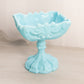 Antique French Portieux Vallerysthal Blue Milk Glass Ornate Compote