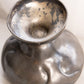 Antique Silver Tone Metal Compote with Squirrel on Branch