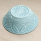 Vintage Imperial Small Circular Light Blue Milk Glass Lidded Dish