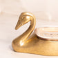 Medium Brass Swan Soap Dish