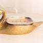 Medium Brass Swan Soap Dish