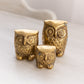 Brass Owl Figurine Family (Set of 3)