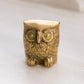 Brass Owl Figurine Family (Set of 3)