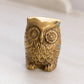 Brass Owl Figurine Family (Set of 3)