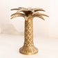 Medium Brass Palm Tree Candlestick