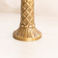 Medium Brass Palm Tree Candlestick