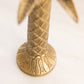 Large Brass Palm Tree Candlestick