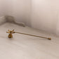 Brass poinsettia Floral Leaf Candle Snuffer