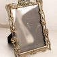 Dark Gold Tone Metal 5x7 Frame with Floral Designs