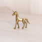 Extra Small Mini Brass Unicorn Figurine
