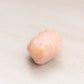 Extra Small Pink Beige Glass Owl Figurine