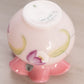 Fenton Pink Rosalene Glass Vase with Hand Painted Floral Details