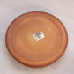 Fenton Circular Brown Chocolate Slag Glass Butterfly Lidded Dish