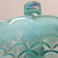 Fenton Jacqueline Teal Green Iridescent Opalescent Glass Pitcher