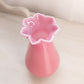 Vintage Fenton Pink Glass Rose Quartz Connoisseur Collection Vase