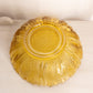 Vintage Large Anchor Hocking Country Garden Honey Gold Glass Bowl