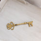 Large Brass Key Paperweight Figurine