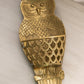 Large Brass Owl Wall Hanging Letter Holder