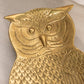 Large Brass Owl Wall Hanging Letter Holder