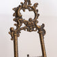 Large Dark Brass Easel with Fancy Designs