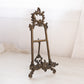 Large Dark Brass Easel with Fancy Designs