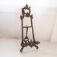 Large Dark Brass Easel with Fancy Designs