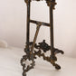 Large Dark Brass Easel with Fancy Designs