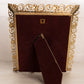 Large Gold Tone Metal Ornate 8x10 Picture Frame