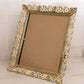 Large Gold Tone Metal Ornate 8x10 Picture Frame