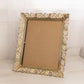 Large Gold Tone Metal Ornate 8x10 Picture Frame