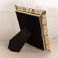 Large Gold Tone Metal Ornate 8x10 Picture Frame