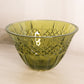 Large Olive Green Marquis by Waterford Glass Shelton Bowl