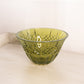 Large Olive Green Marquis by Waterford Glass Shelton Bowl