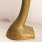 Large Heavy Brass Goose Bird Door Stopper