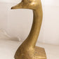 Large Heavy Brass Goose Bird Door Stopper