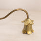 Long Brass Floral Candle Snuffer