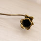 Long Brass Floral Candle Snuffer