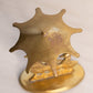 Medium 3 Brass Ducks/Geese with Umbrella Figurine