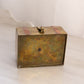 Medium Brass and Copper Hinged Lid Chest