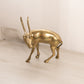 Medium Brass Antelope Figurine