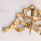 Medium Brass Bow Wall Sconce